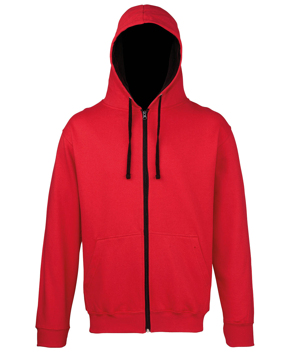 Varsity zoodie - M - Fire Red/Jet Black
