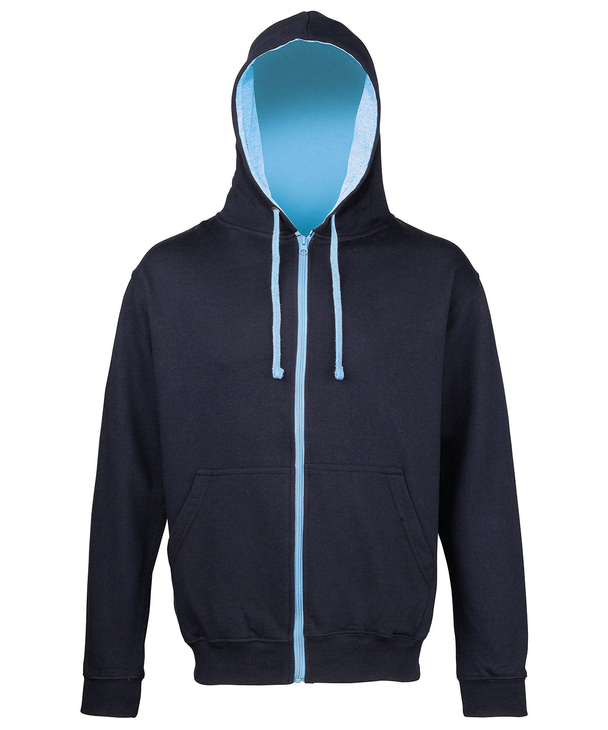 Varsity zoodie - Unisex premium hoodie with varsity-style contrast panels