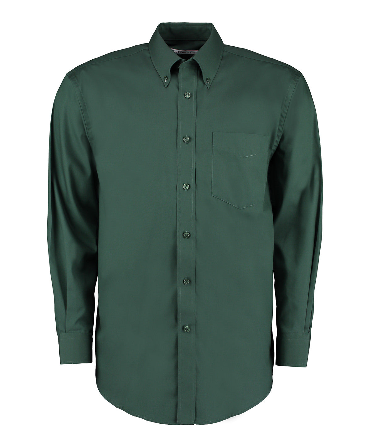 Corporate Oxford shirt long-sleeved (classic fit) - 17.5 - Bottle Green