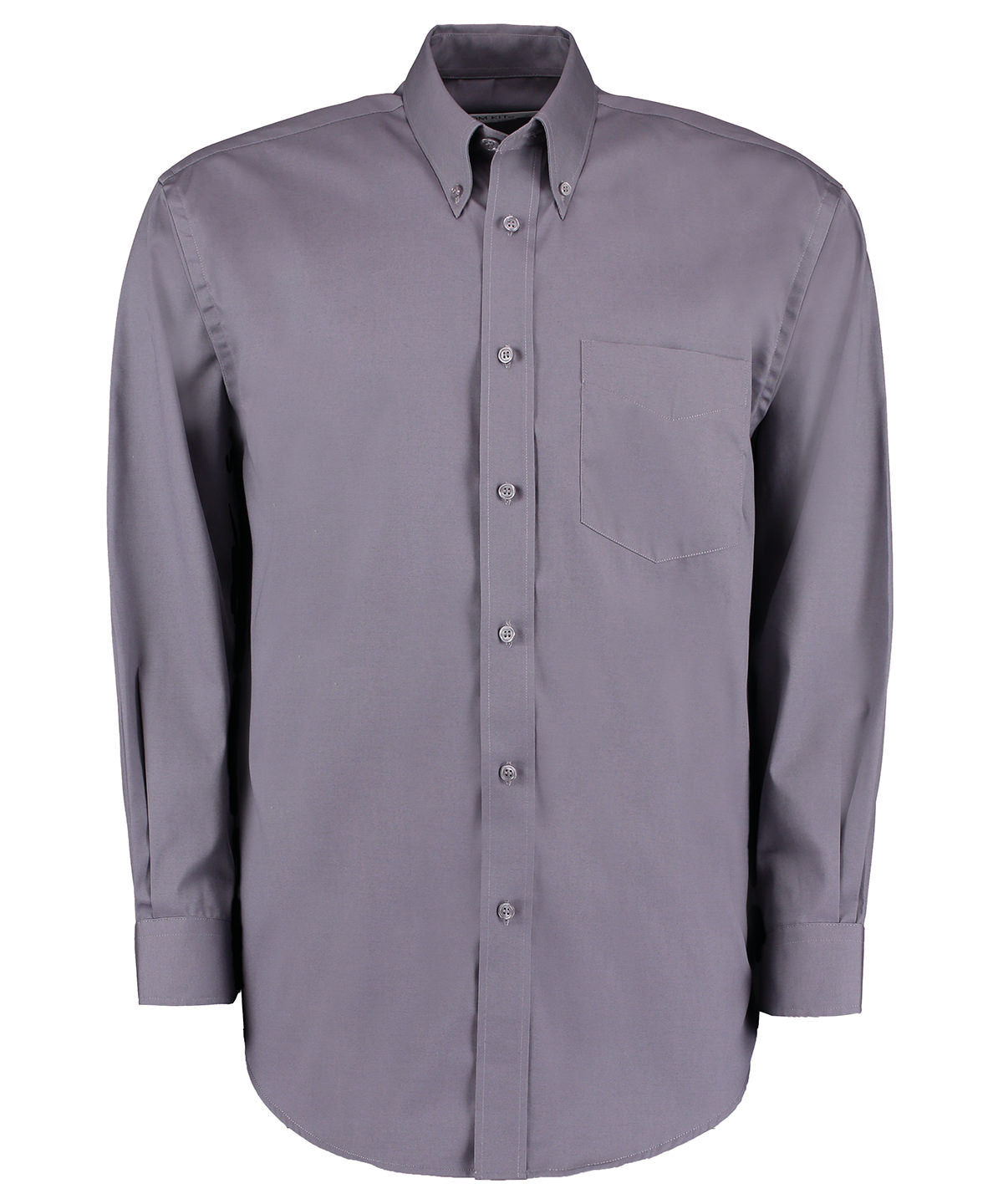 Corporate Oxford shirt long-sleeved (classic fit) - 15.5 - Charcoal