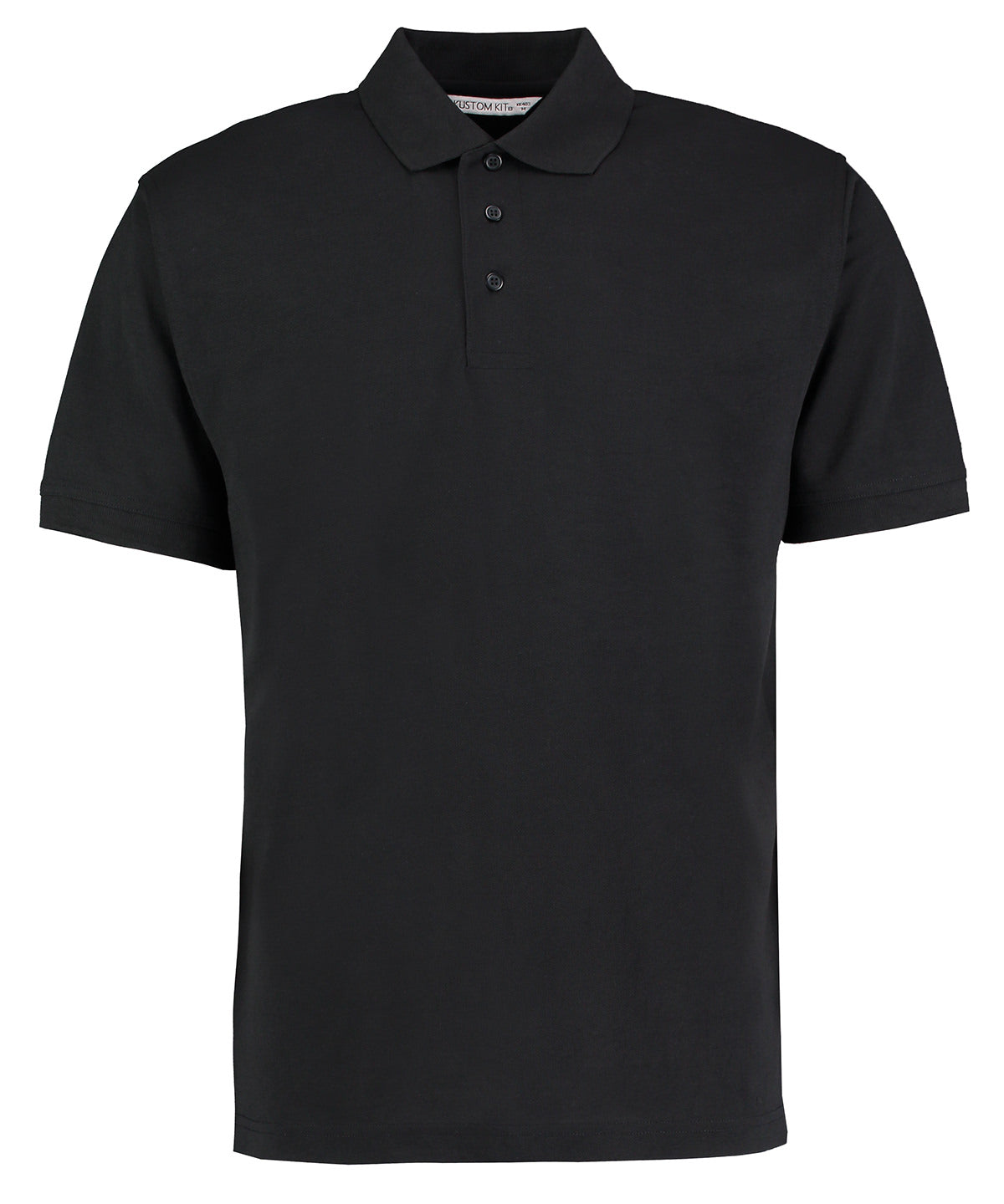 Klassic polo with Superwash® 60°C (classic fit) - 5XL - Black*†
