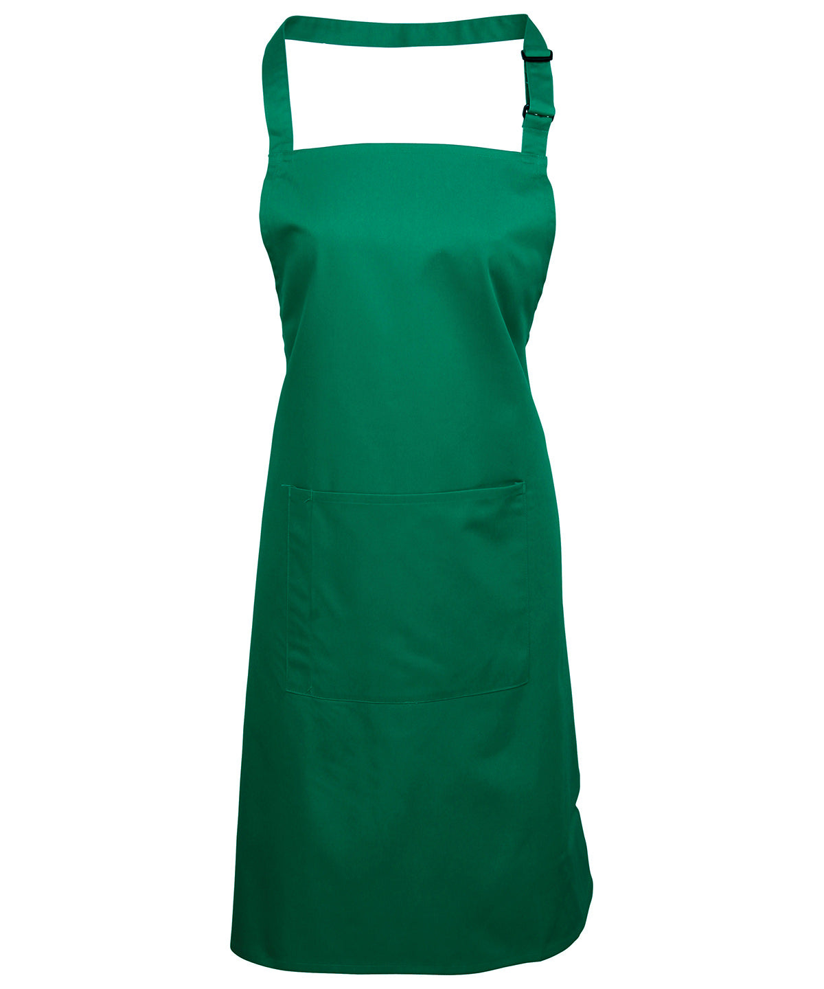 Colours bib apron with pocket - One size - Emerald