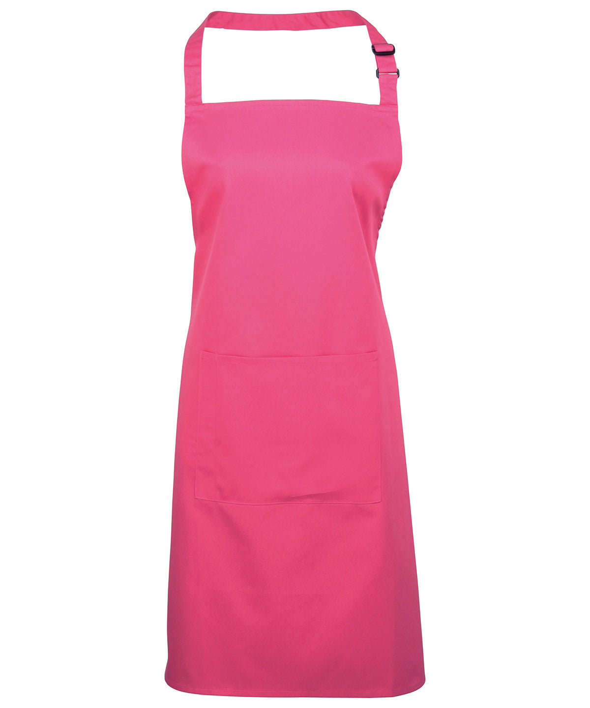 Colours bib apron with pocket - One size - Hot Pink