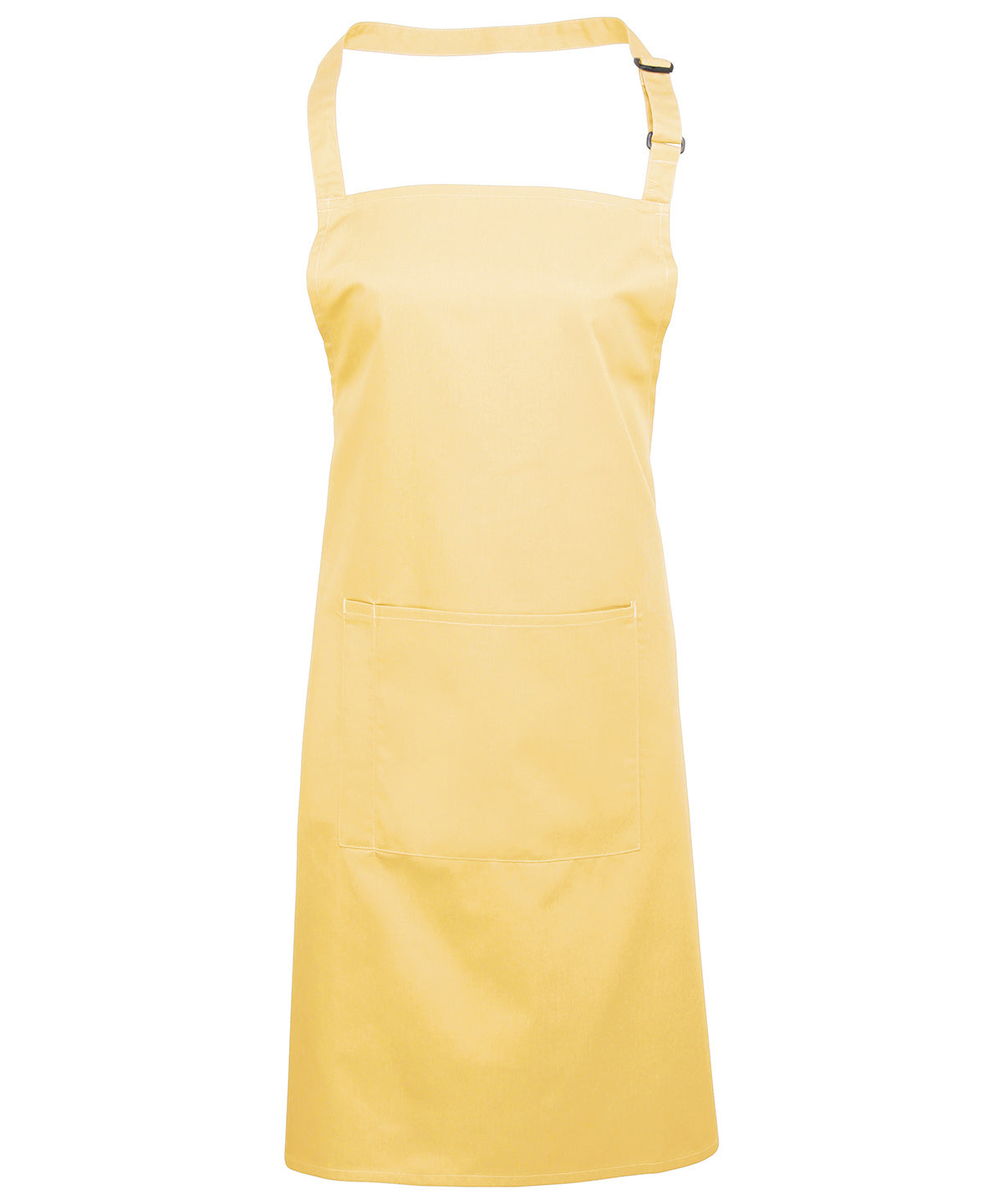 Colours bib apron with pocket - One size - Durable cotton blend kitchen and catering apron