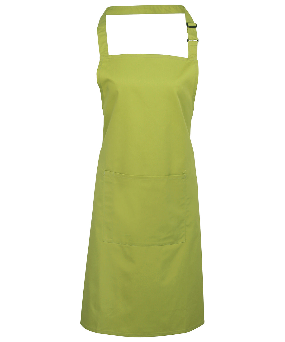 Colours bib apron with pocket - One size - Durable cotton blend kitchen and catering apron