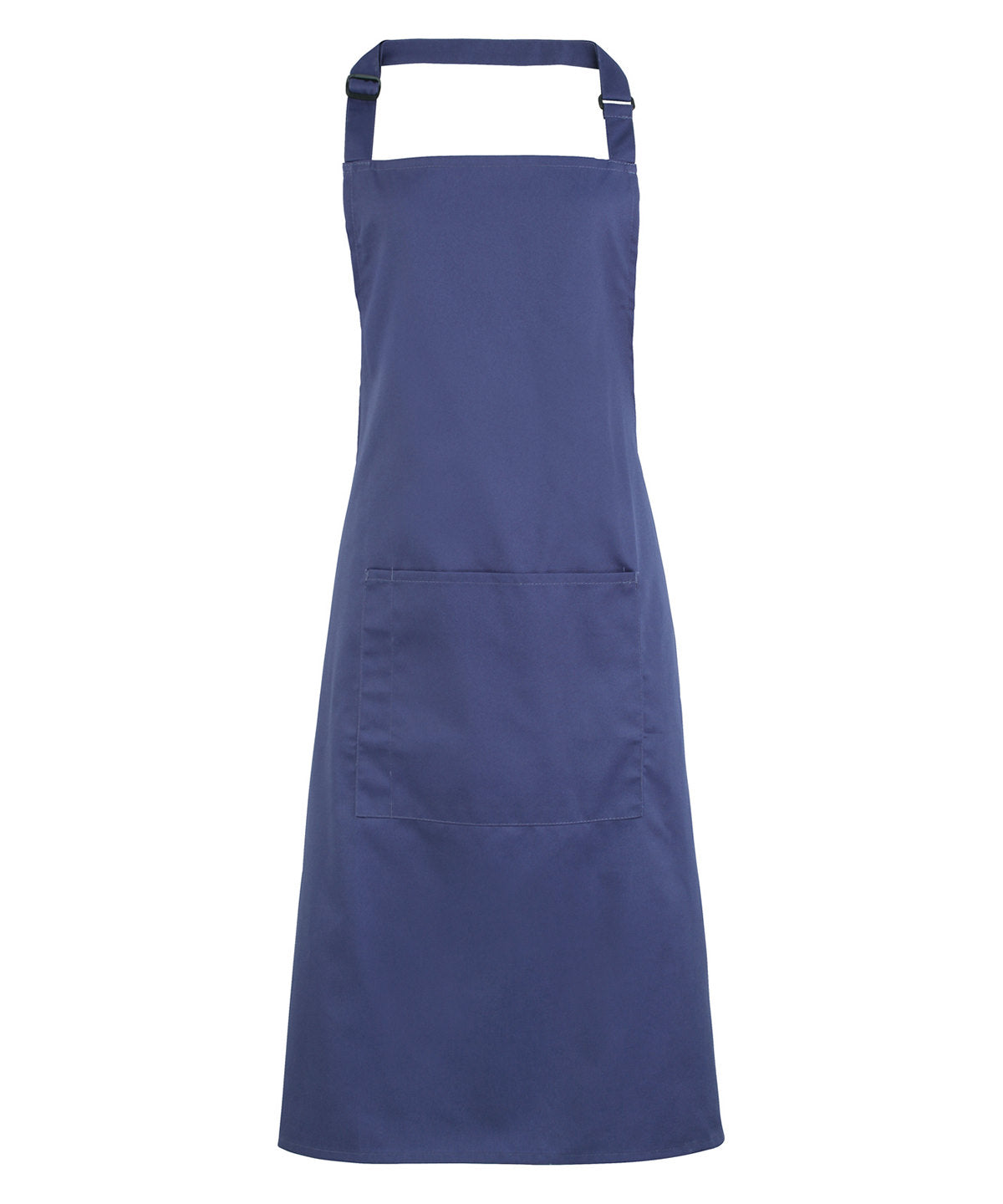 Colours bib apron with pocket - One size - Durable cotton blend kitchen and catering apron