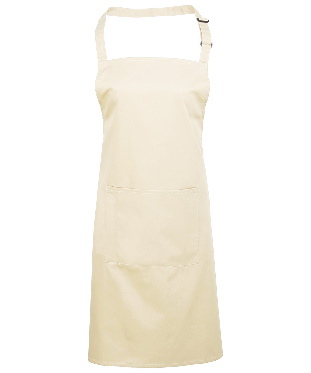 Colours bib apron with pocket - One size - Durable cotton blend kitchen and catering apron