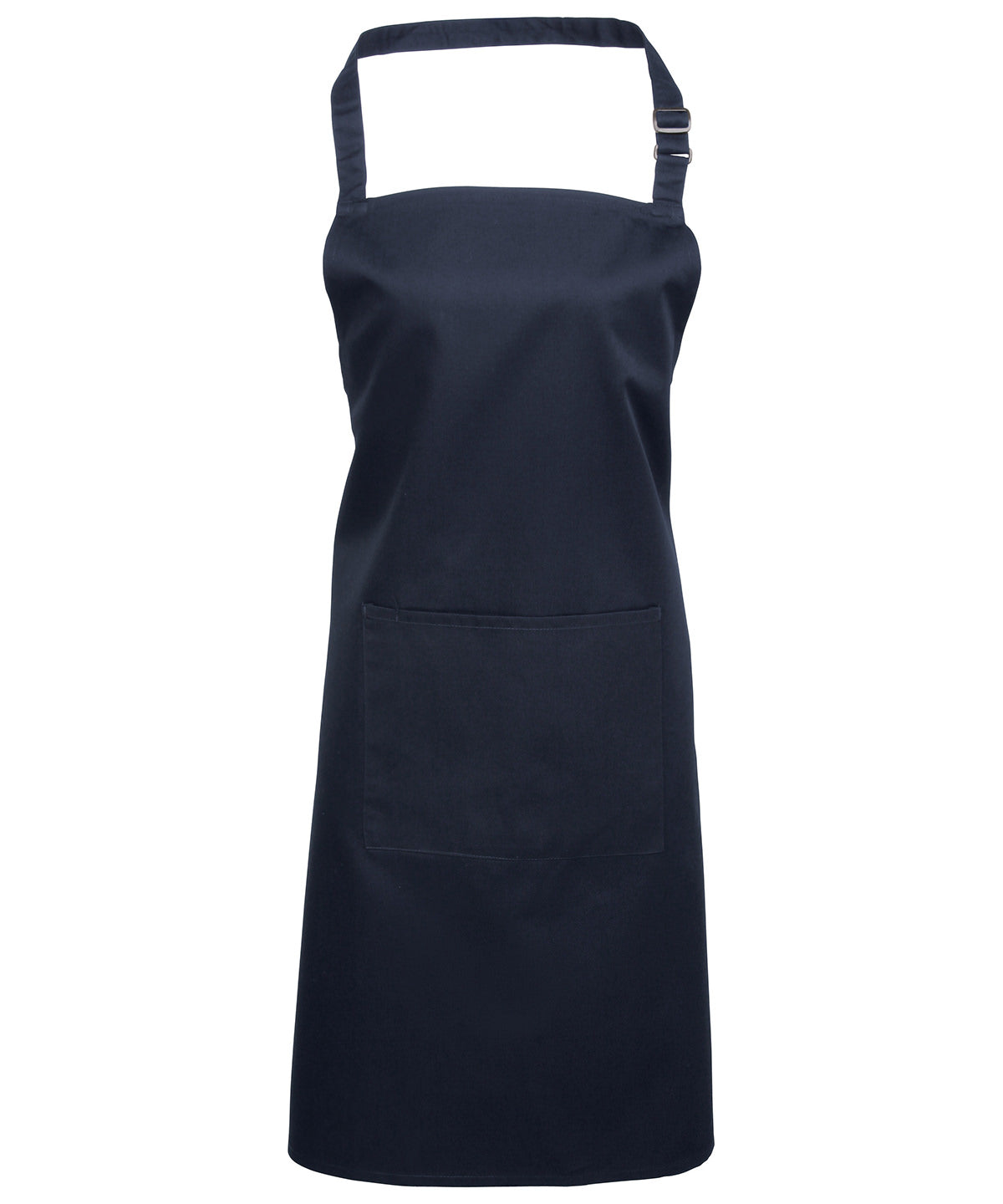 Colours bib apron with pocket - One size - Durable cotton blend kitchen and catering apron