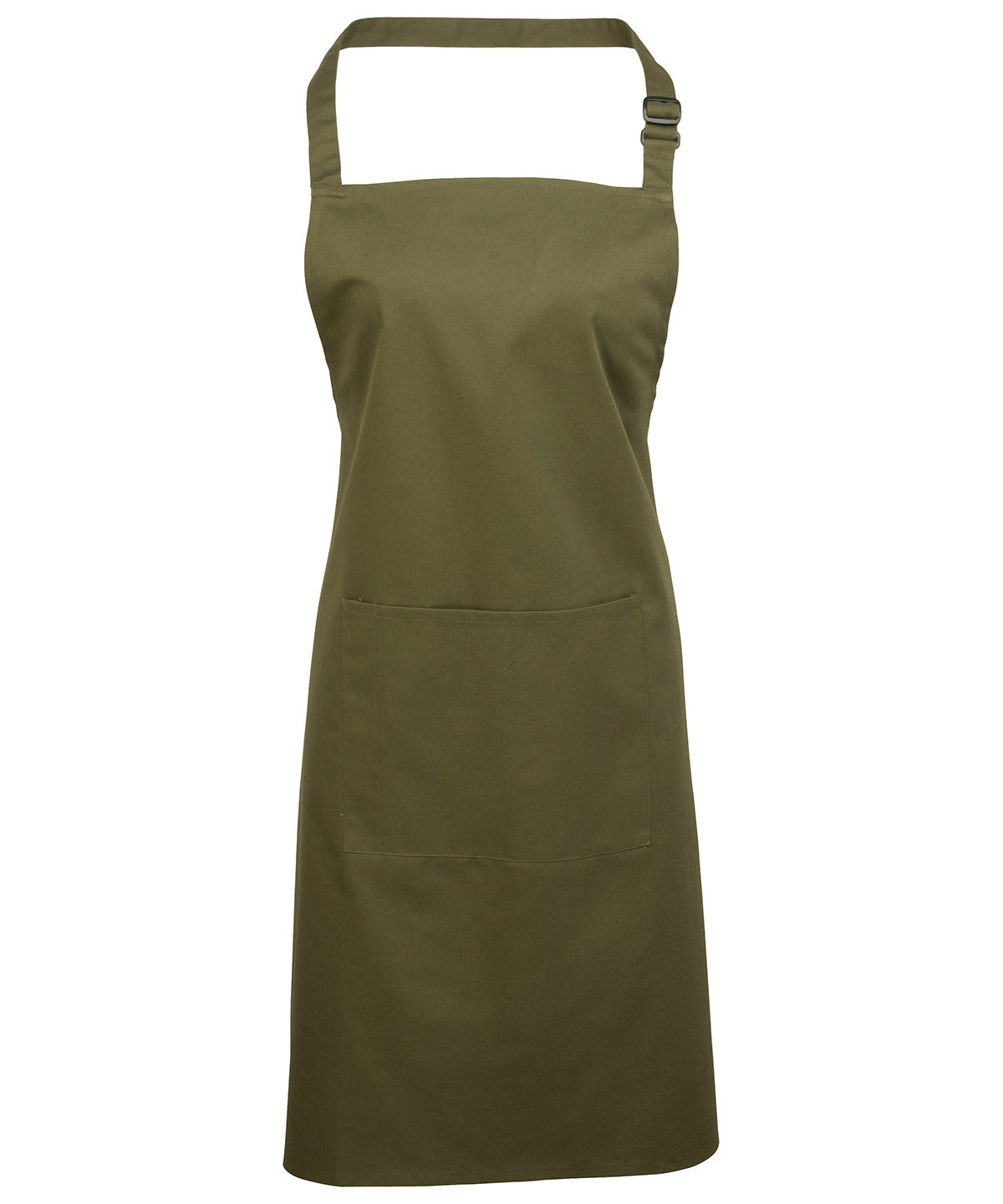 Colours bib apron with pocket - One size - Durable cotton blend kitchen and catering apron