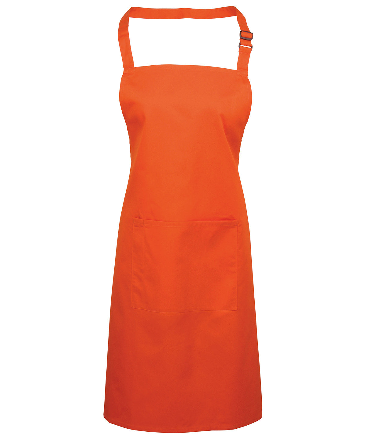 Colours bib apron with pocket - One size - Durable cotton blend kitchen and catering apron
