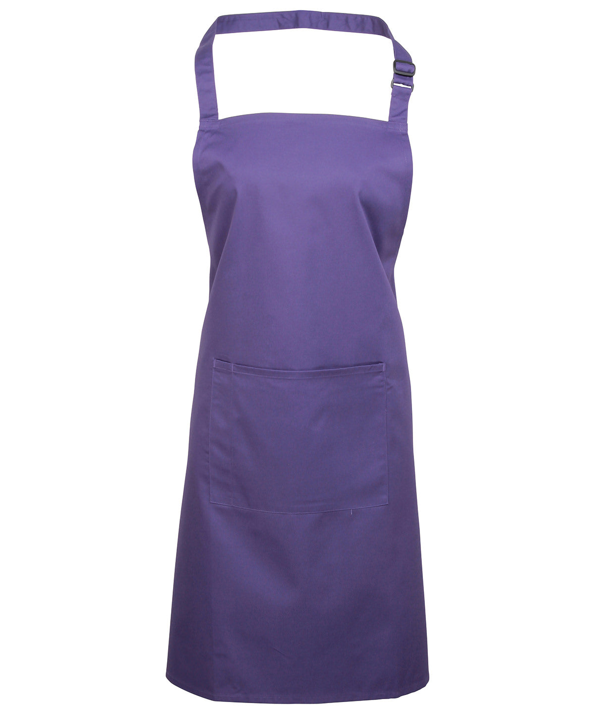 Colours bib apron with pocket - One size - Durable cotton blend kitchen and catering apron