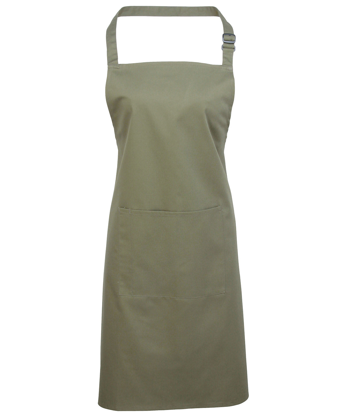 Colours bib apron with pocket - One size - Durable cotton blend kitchen and catering apron