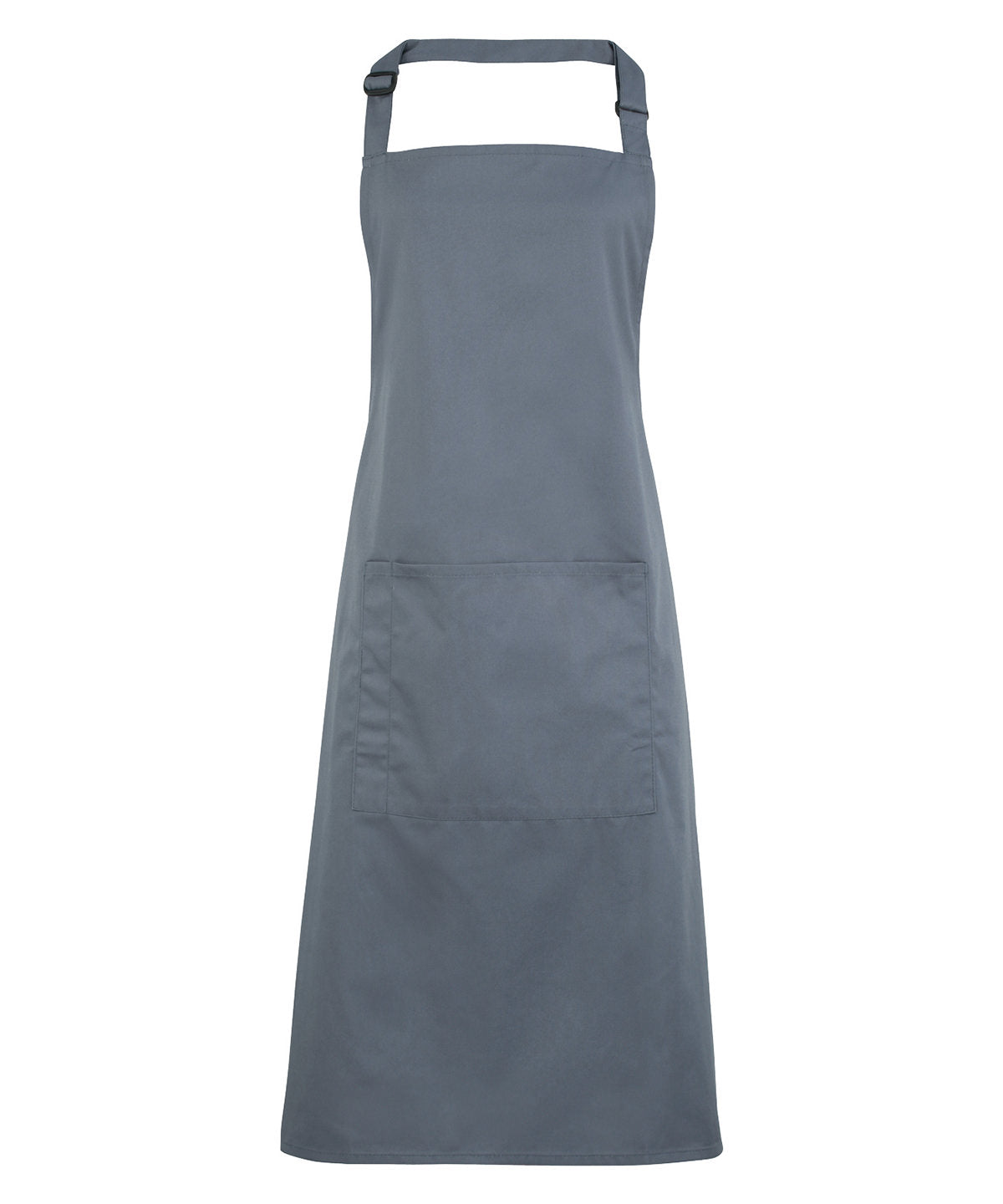 Colours bib apron with pocket - One size - Durable cotton blend kitchen and catering apron