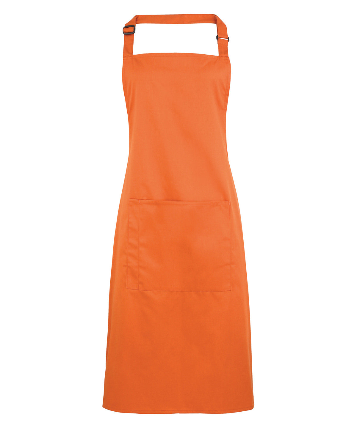 Colours bib apron with pocket - One size - Durable cotton blend kitchen and catering apron