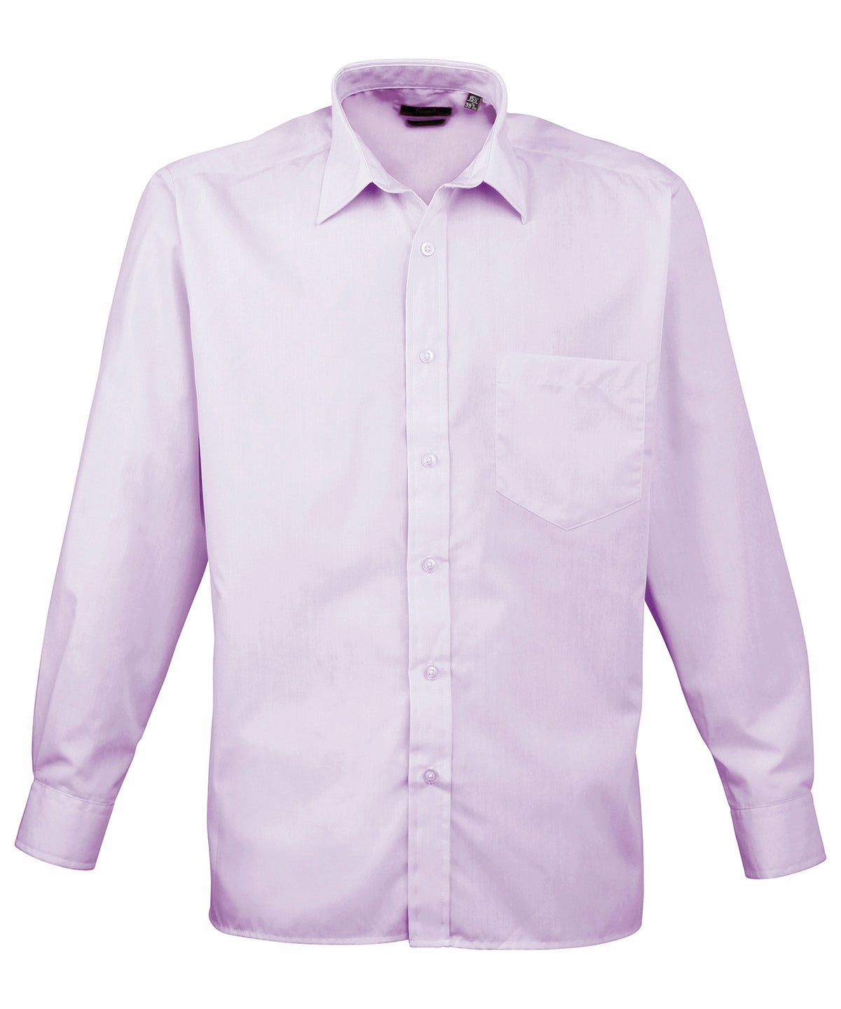 Long sleeve poplin shirt - 16.5 - Lilac