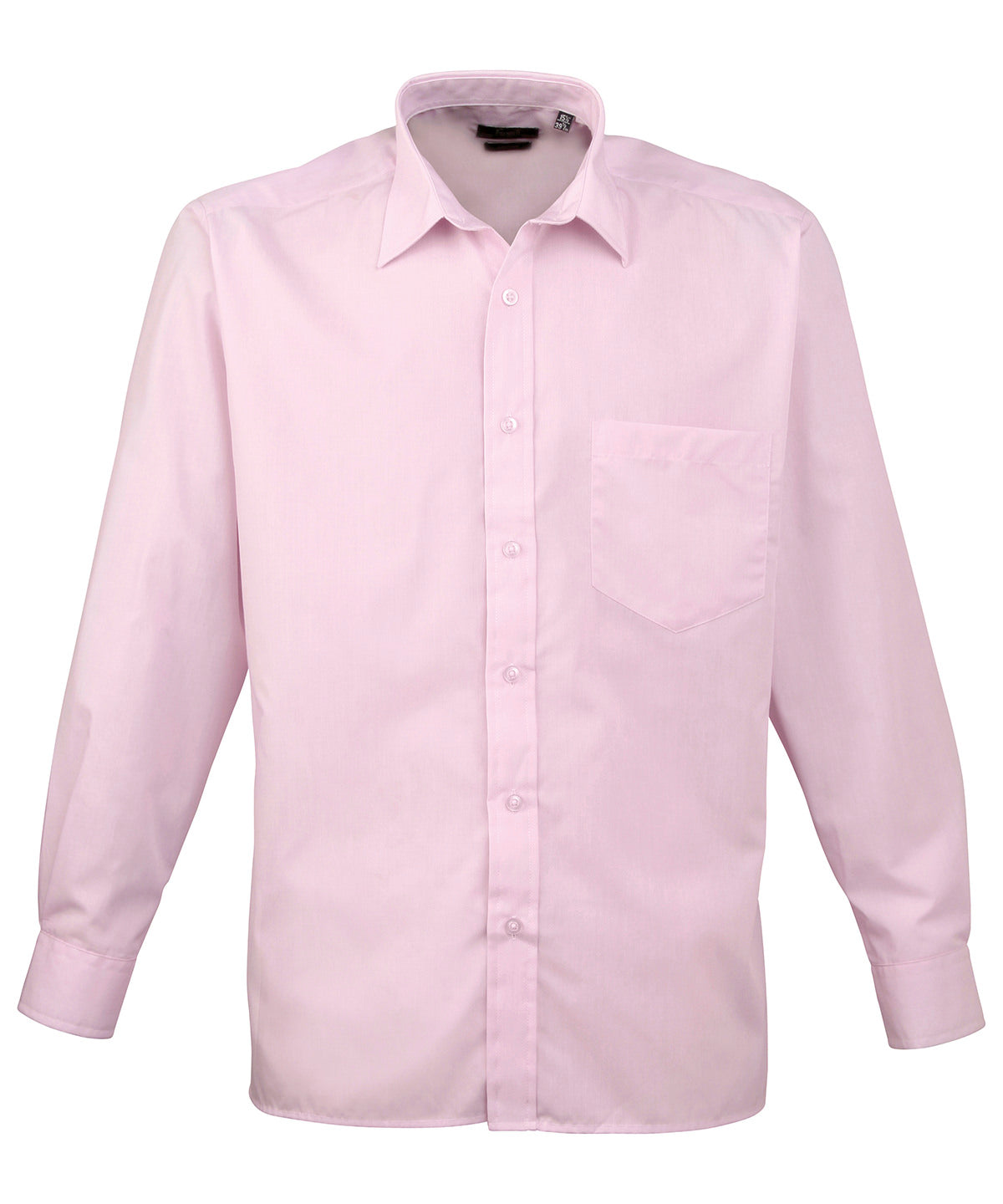 Long sleeve poplin shirt - 14.5 - Pink