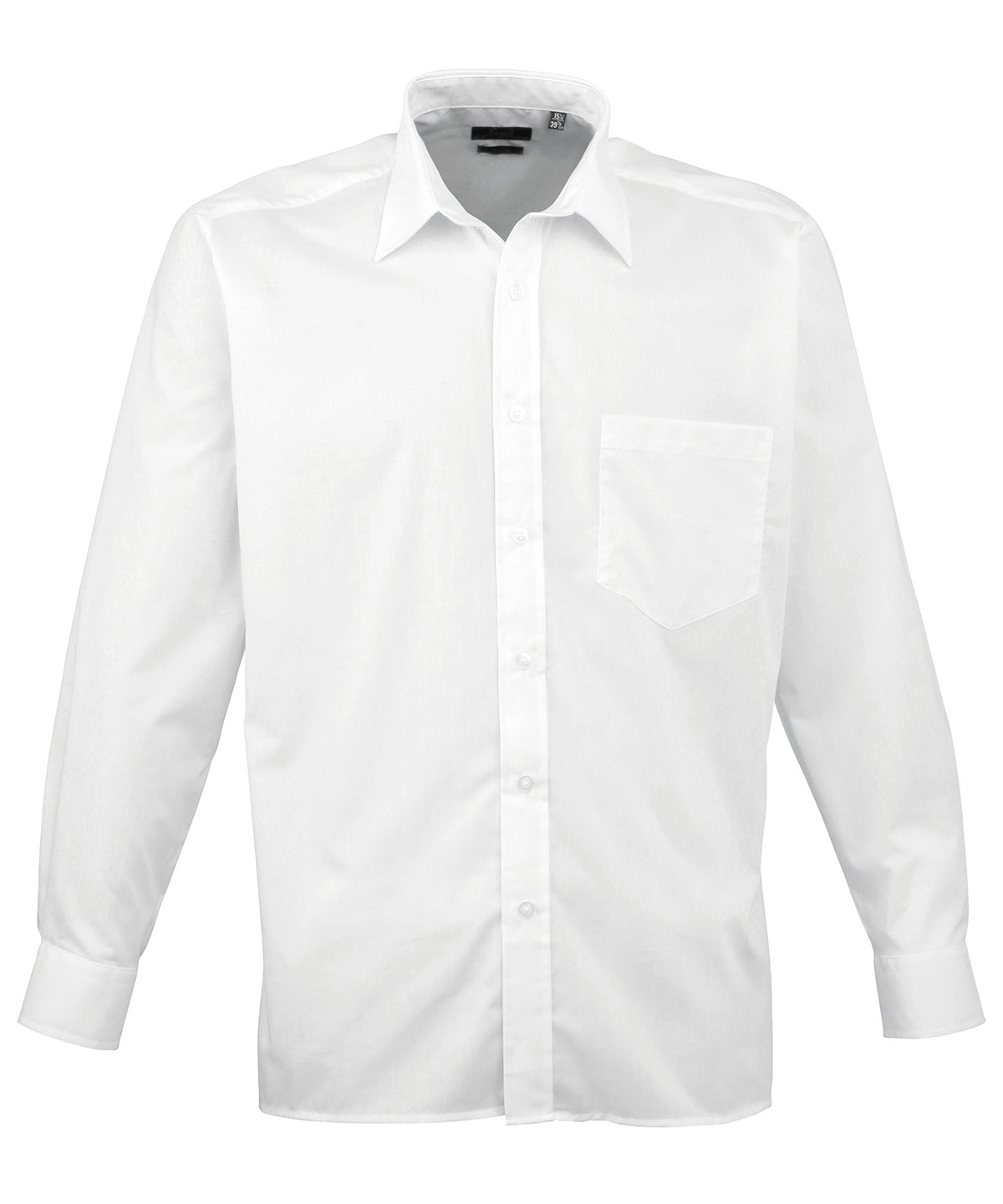 Long sleeve poplin shirt – classic tailored poplin for everyday wear, soft breathable