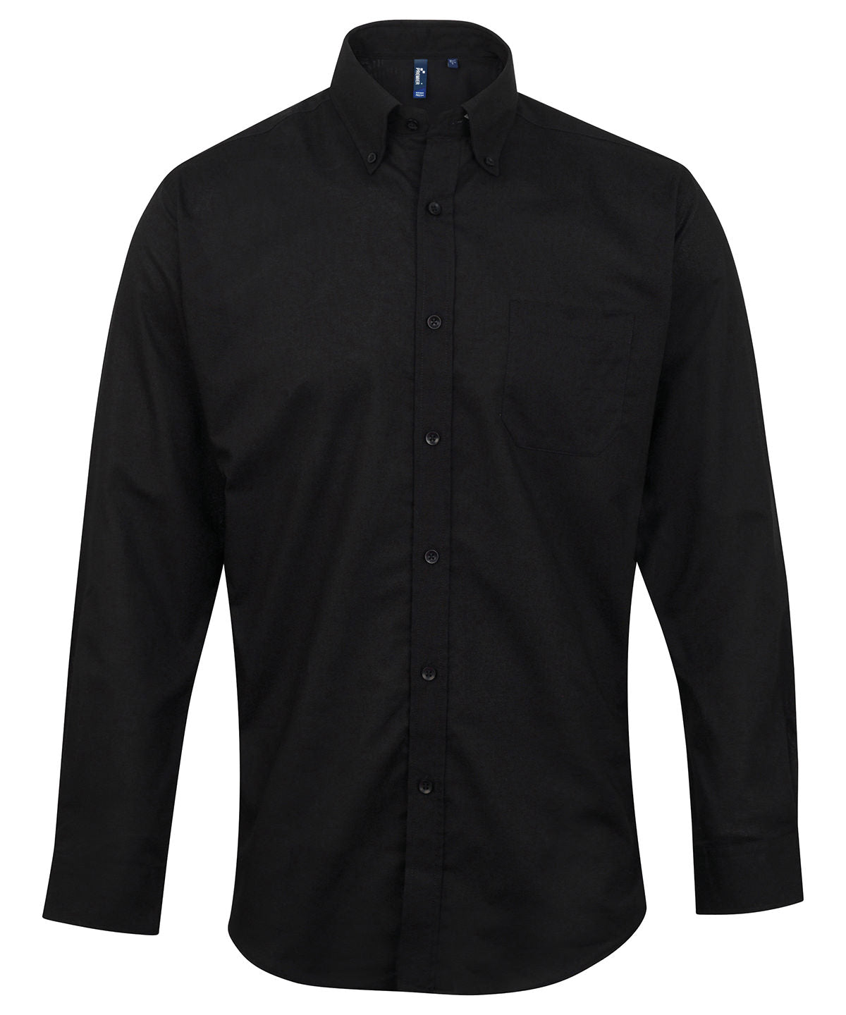 Signature Oxford long sleeve shirt - 16 - Black