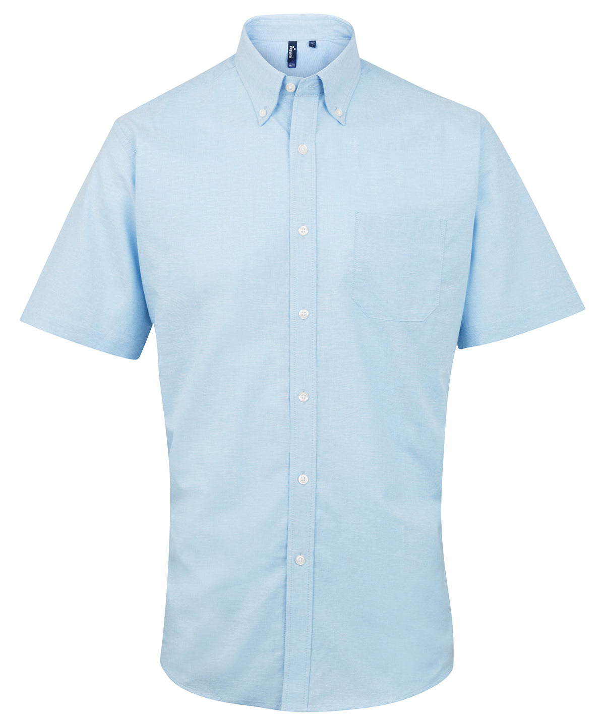 Signature Oxford short sleeve shirt - 17 - Light Blue