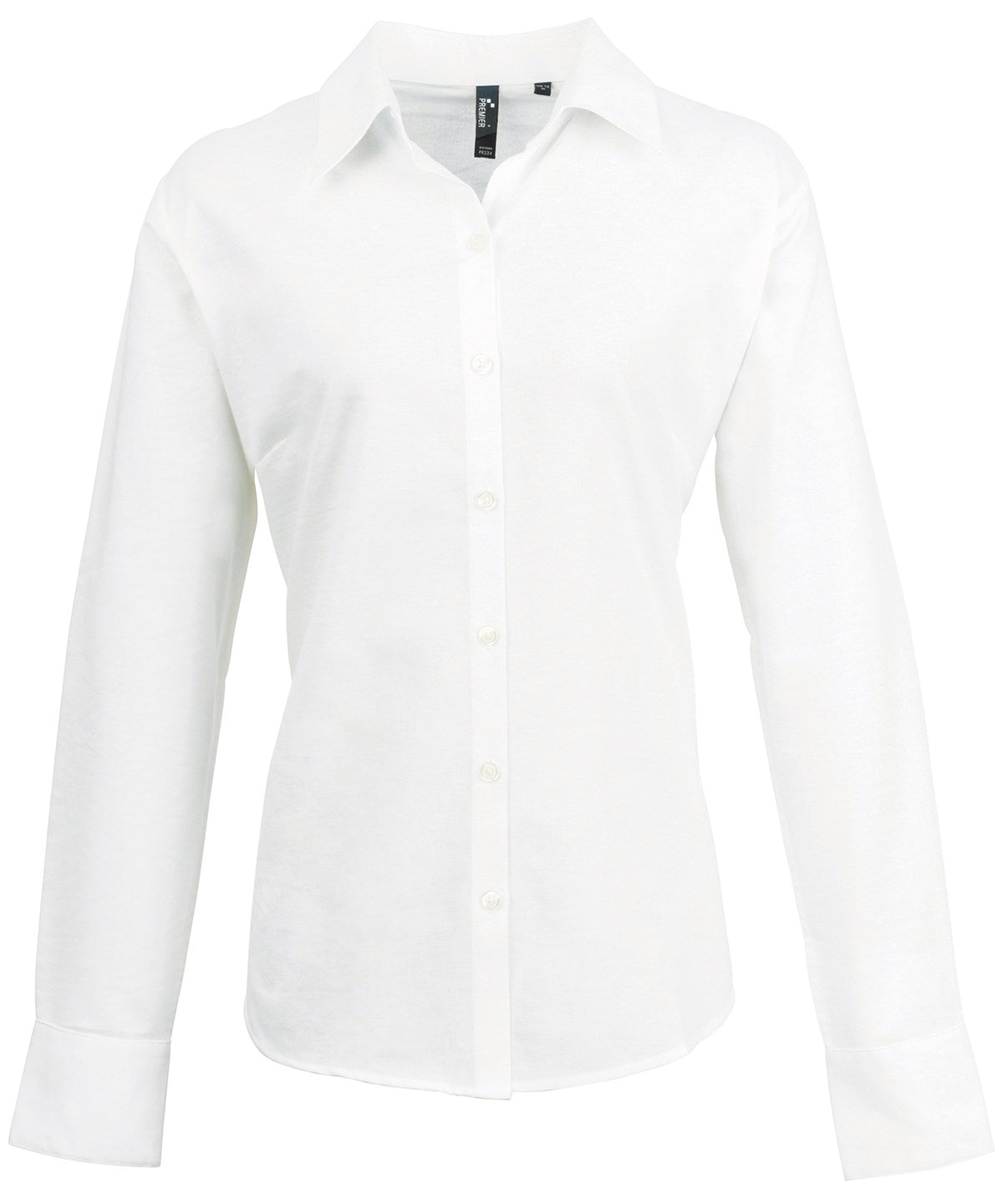 Women's signature Oxford long sleeve shirt, classic tailored button-down for everyday