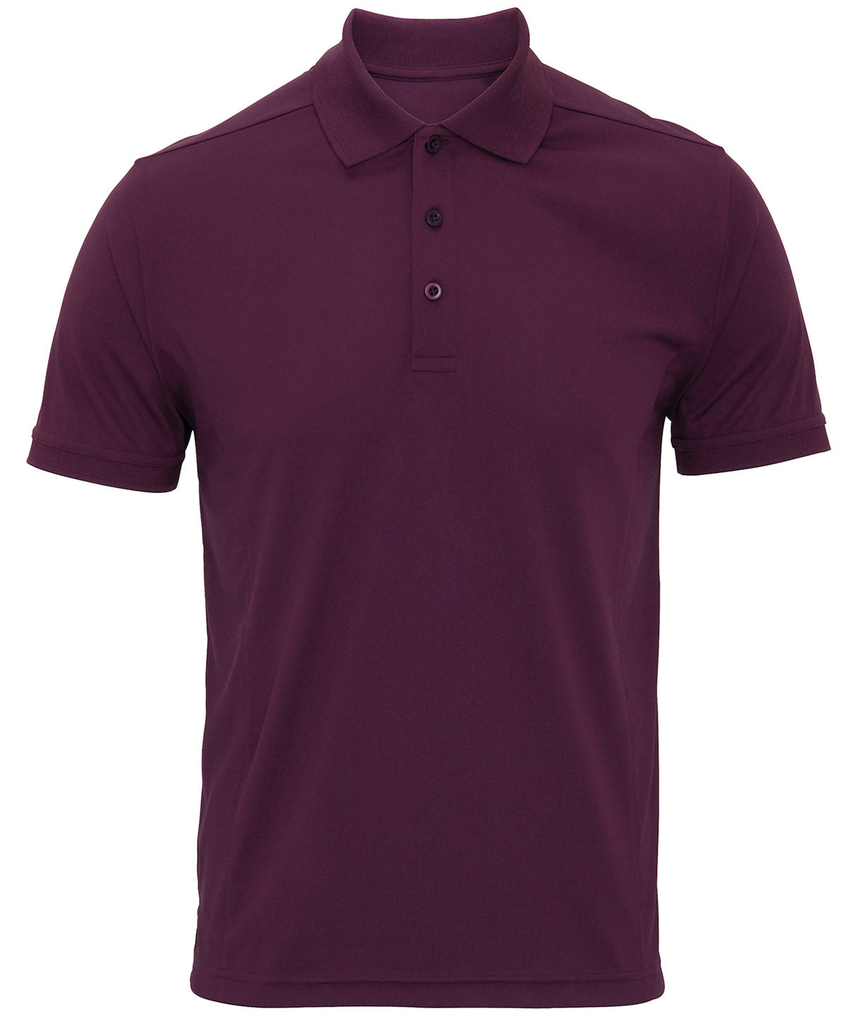 Coolchecker® piqué polo - 4XL - Aubergine