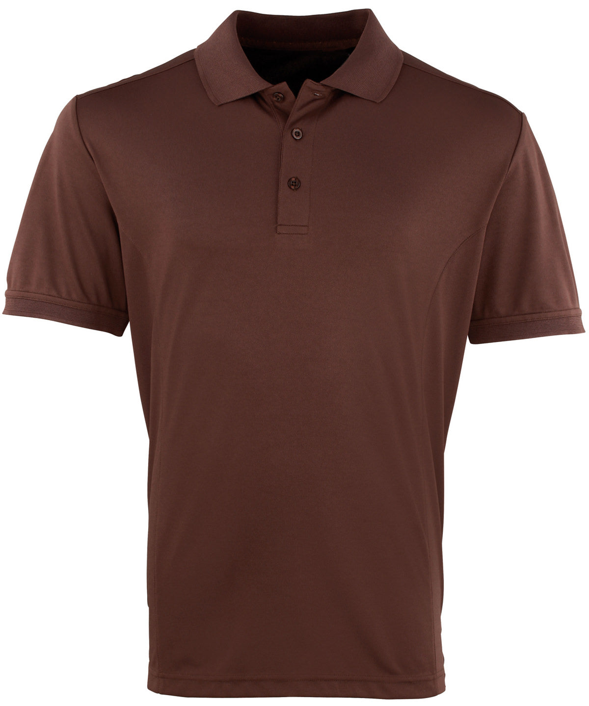 Coolchecker® piqué polo - 2XL - Brown