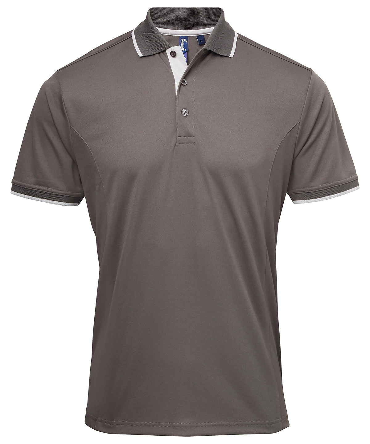 Contrast Coolchecker® Polo Shirt with Contrast Detailing in Multiple Sizes and Colors