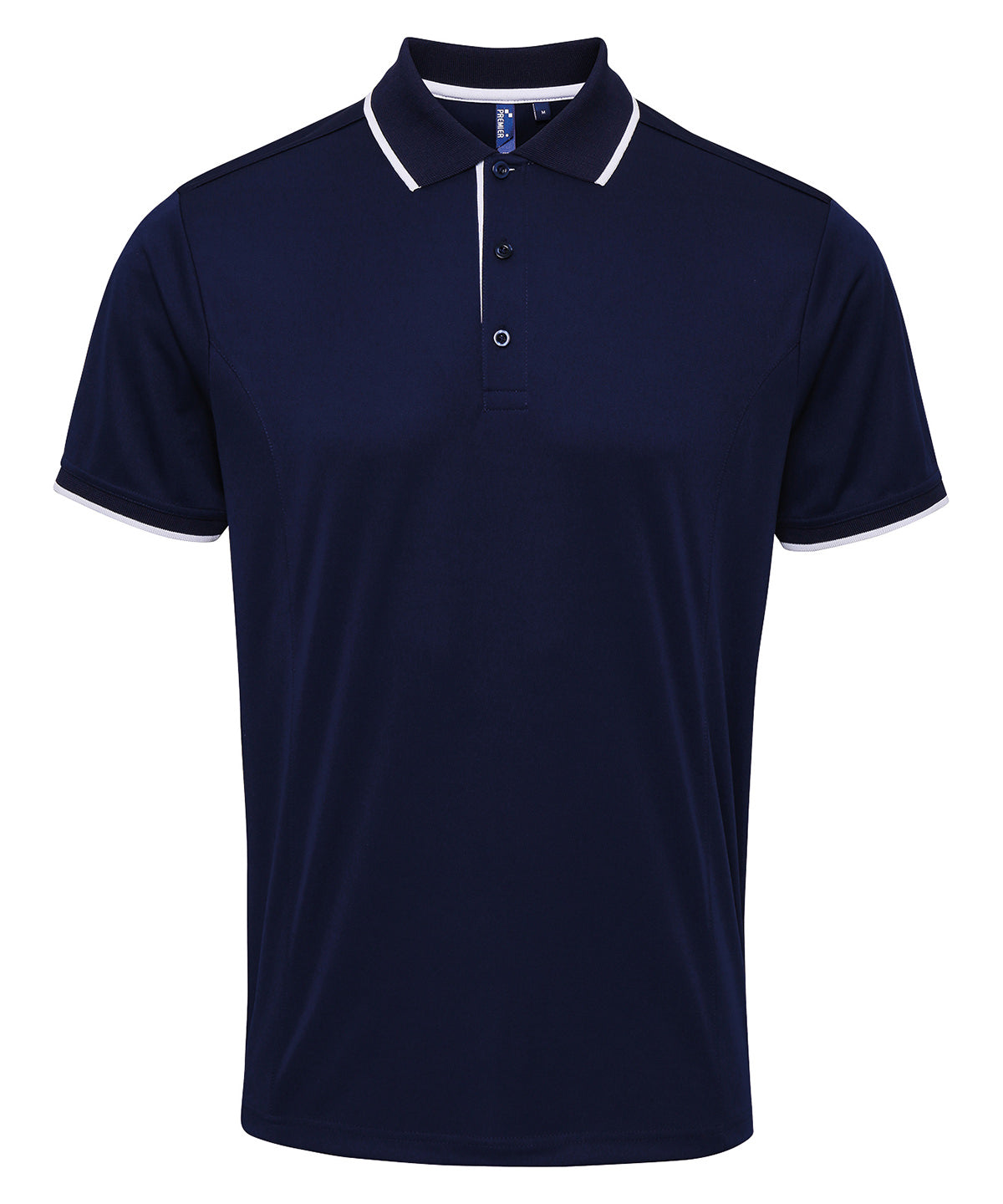 Contrast Coolchecker® Polo Shirt with Contrast Detailing in Various Sizes and Colors
