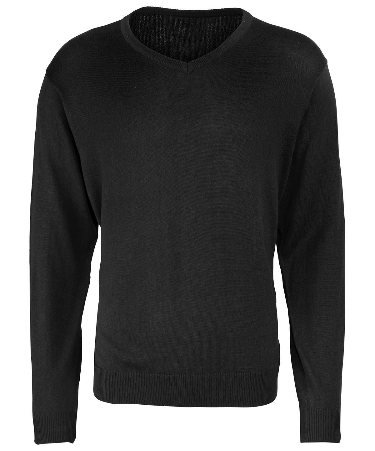 V-neck knitted sweater available in multiple sizes and colors