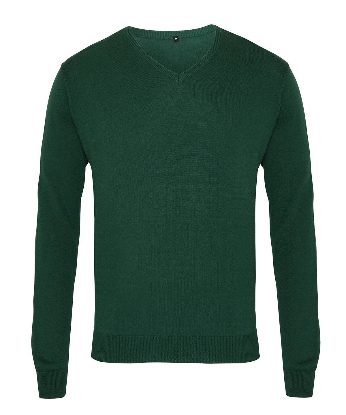 V-neck knitted sweater available in multiple sizes and colors