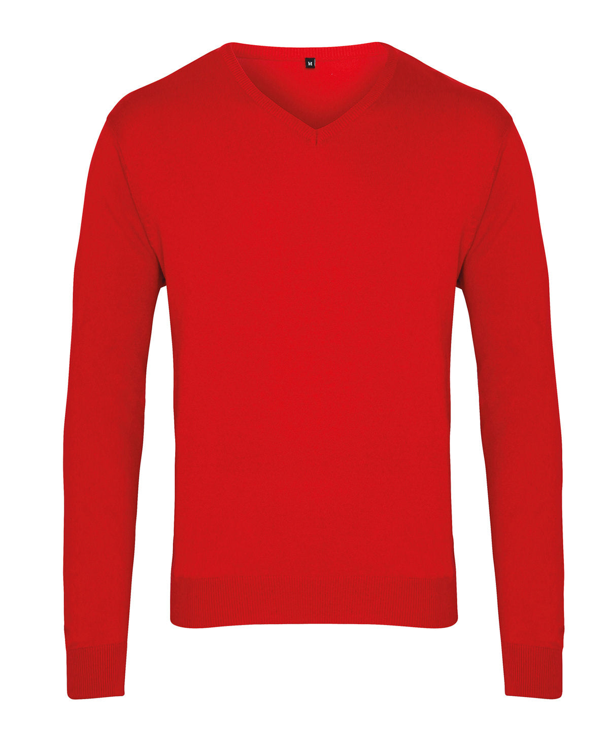 V-neck knitted sweater available in multiple sizes and colors