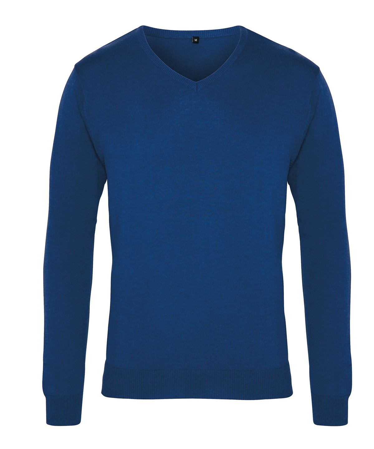 V-neck knitted sweater available in multiple sizes and colors