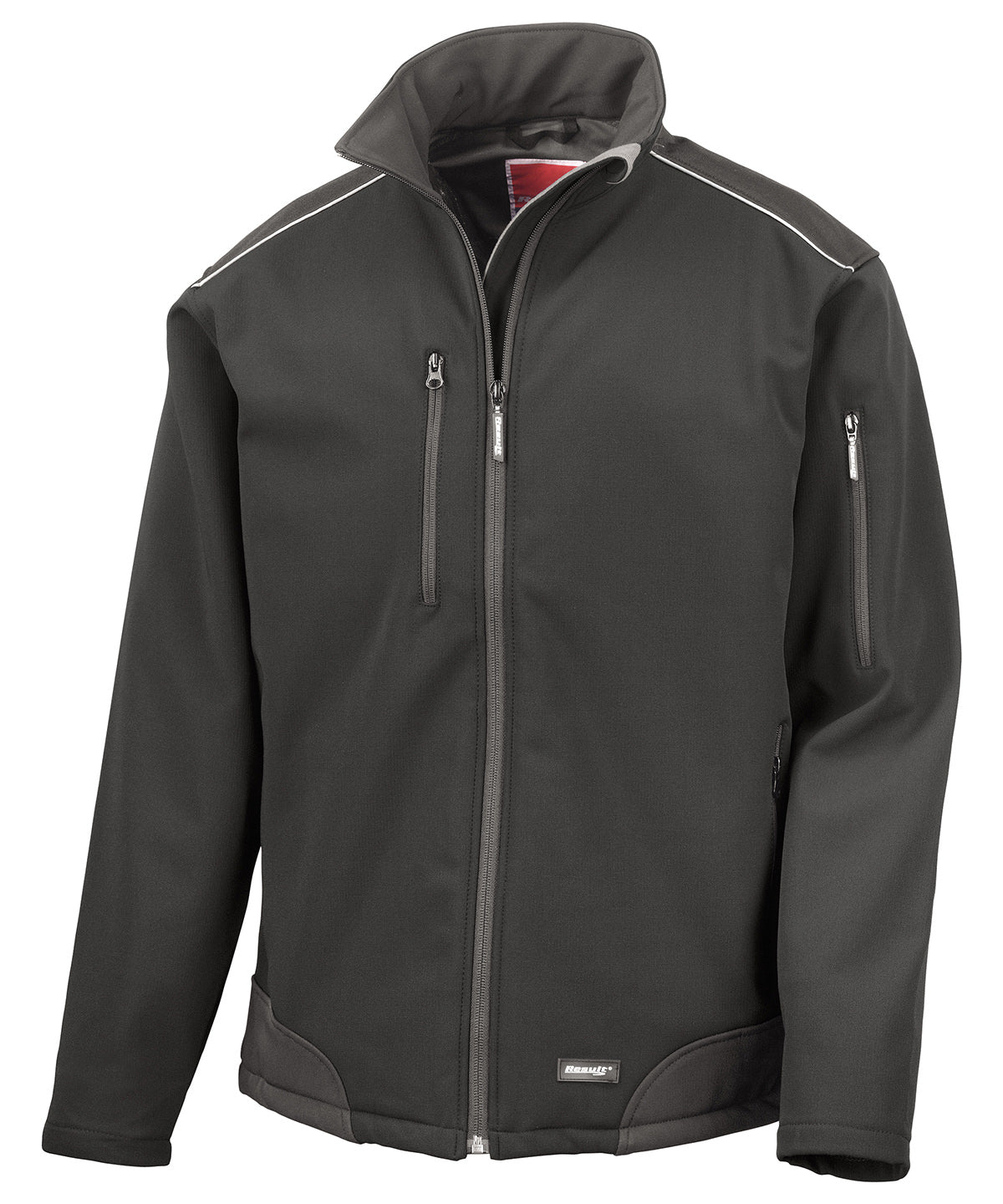 Ripstop Softshell Workwear Jacket Durable Lightweight Protective Outerwear