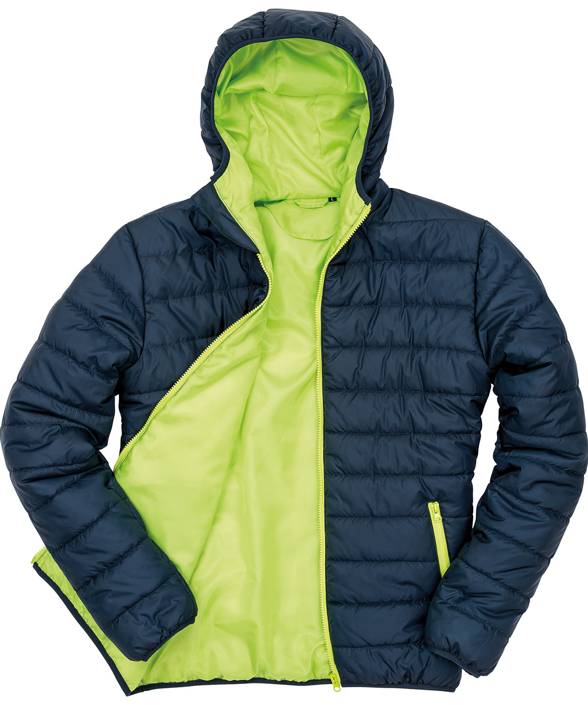 Soft padded jacket available in multiple sizes and color combinations for versatile wear