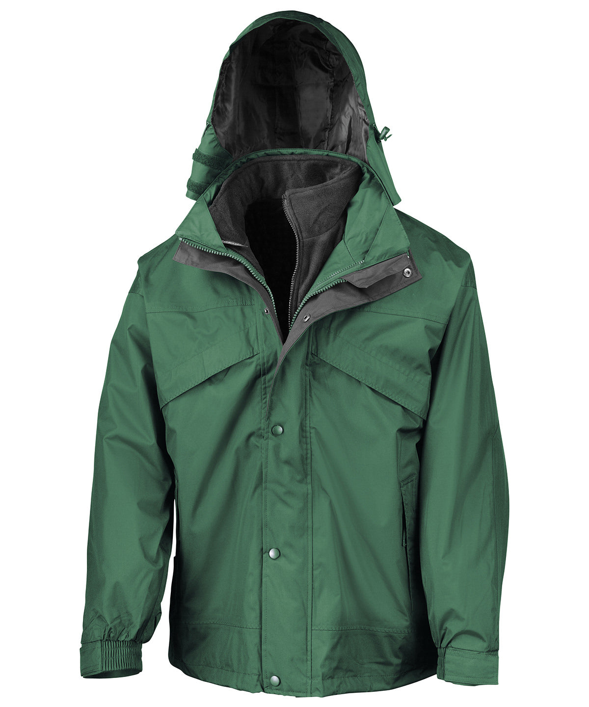3-in-1 Zip and Clip Jacket with Versatile Layering System for All Sizes and Styles