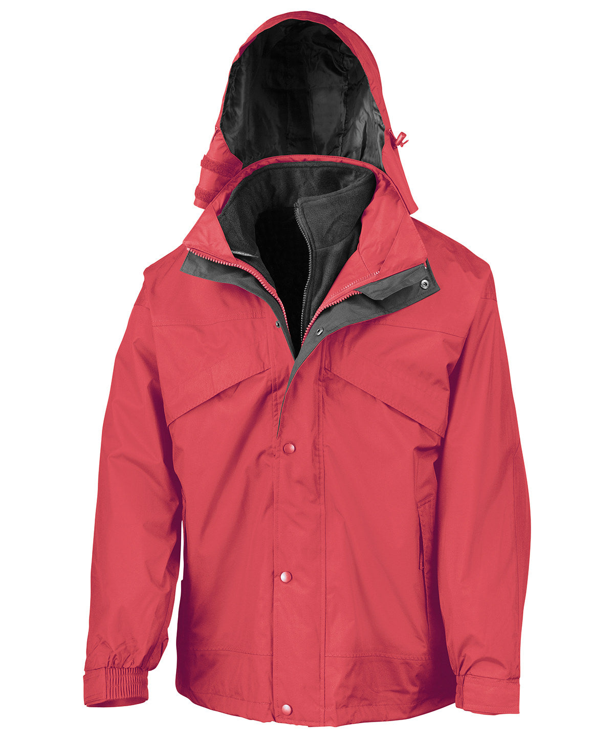 3-in-1 Zip and Clip Jacket with Versatile Layering System for All Sizes and Styles