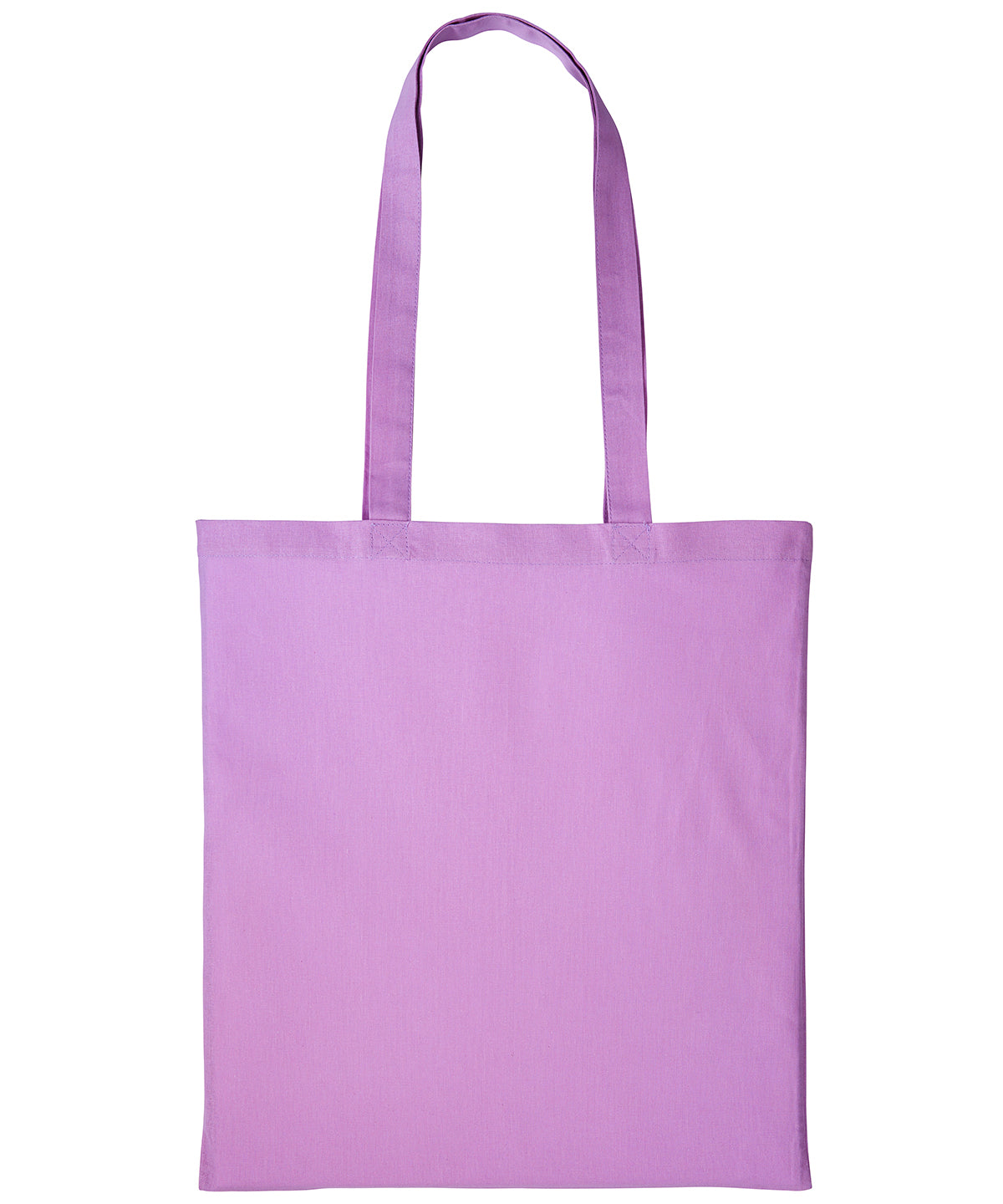 Cotton shopper long handle - One size - Reusable tote bag for shopping & daily use Natural