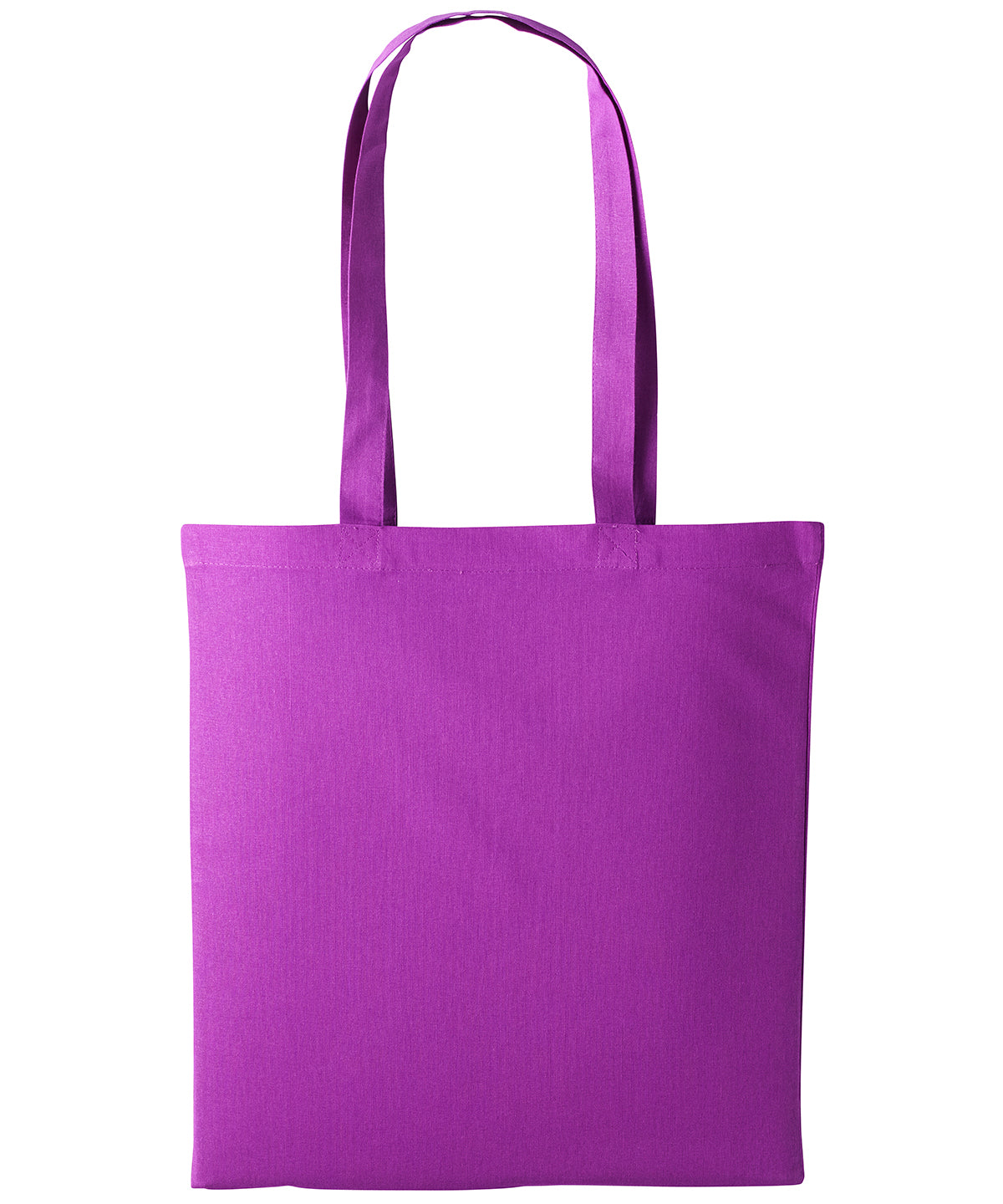 Cotton shopper long handle - One size - Reusable tote bag for shopping & daily use Natural