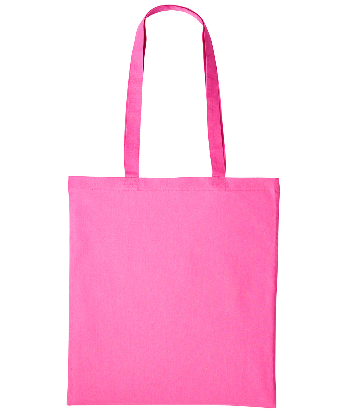 Cotton shopper long handle - One size - Reusable tote bag for shopping & daily use Natural
