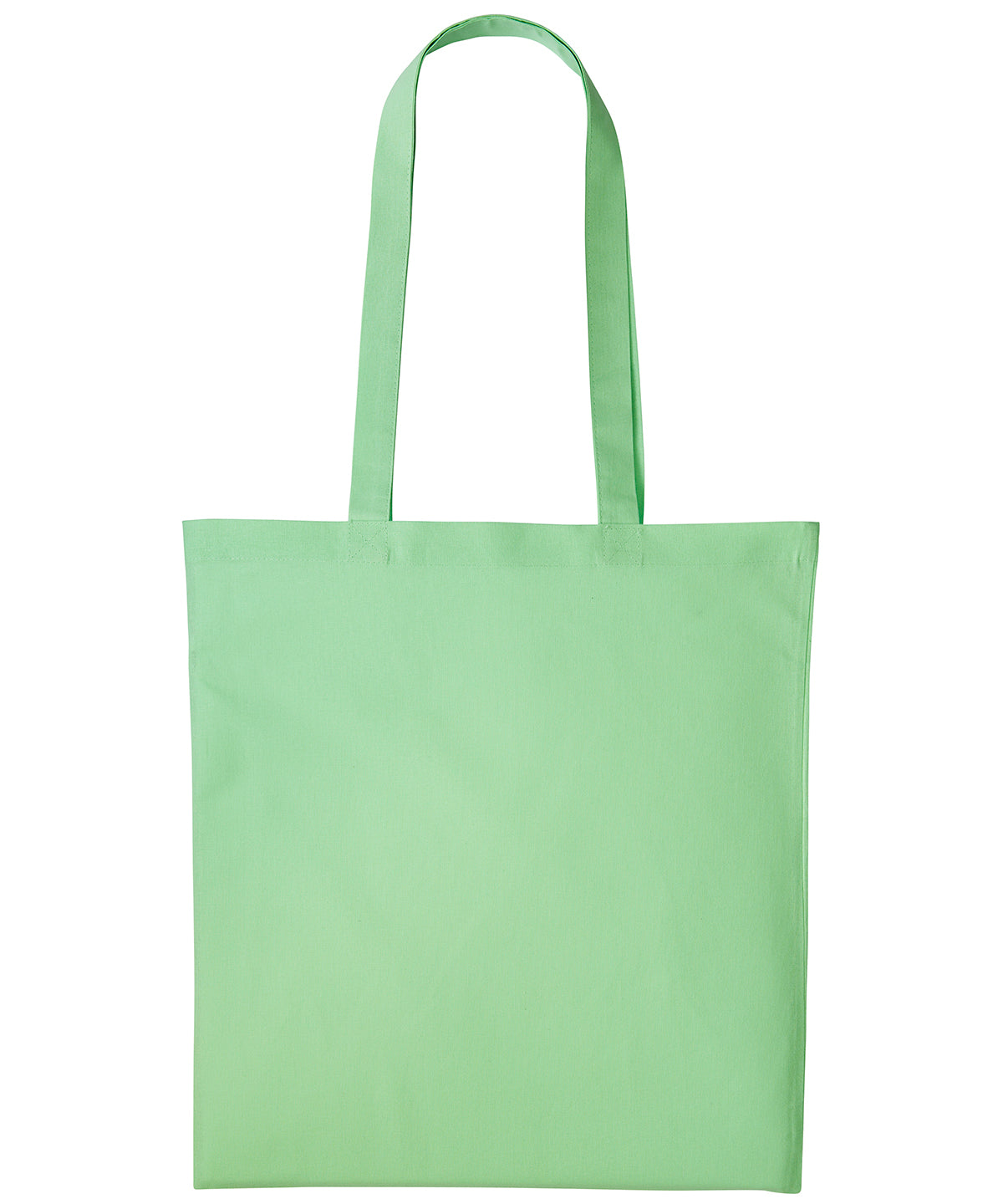 Cotton shopper long handle - One size - Reusable tote bag for shopping & daily use Natural