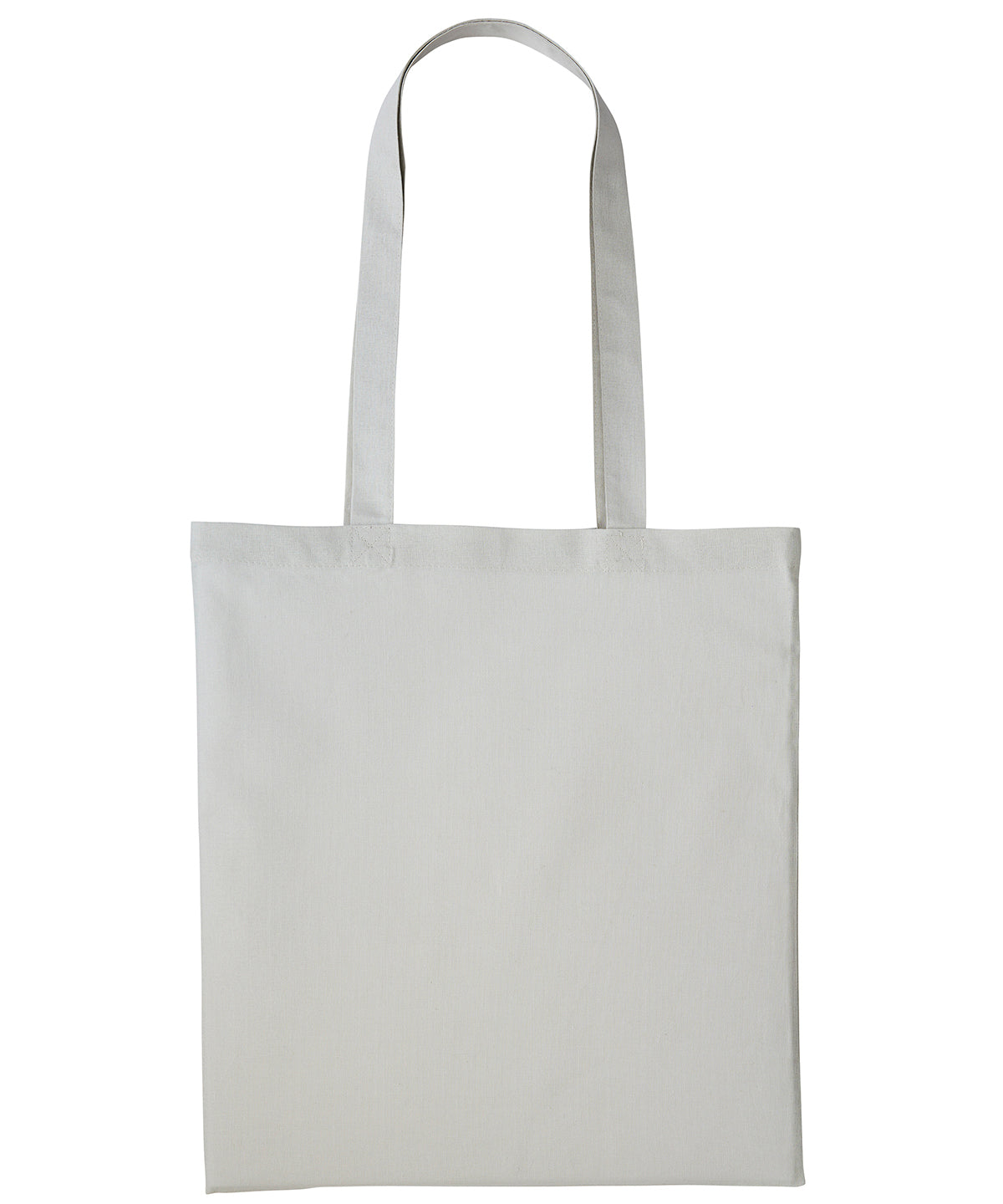 Cotton shopper long handle - One size - Reusable tote bag for shopping & daily use Natural