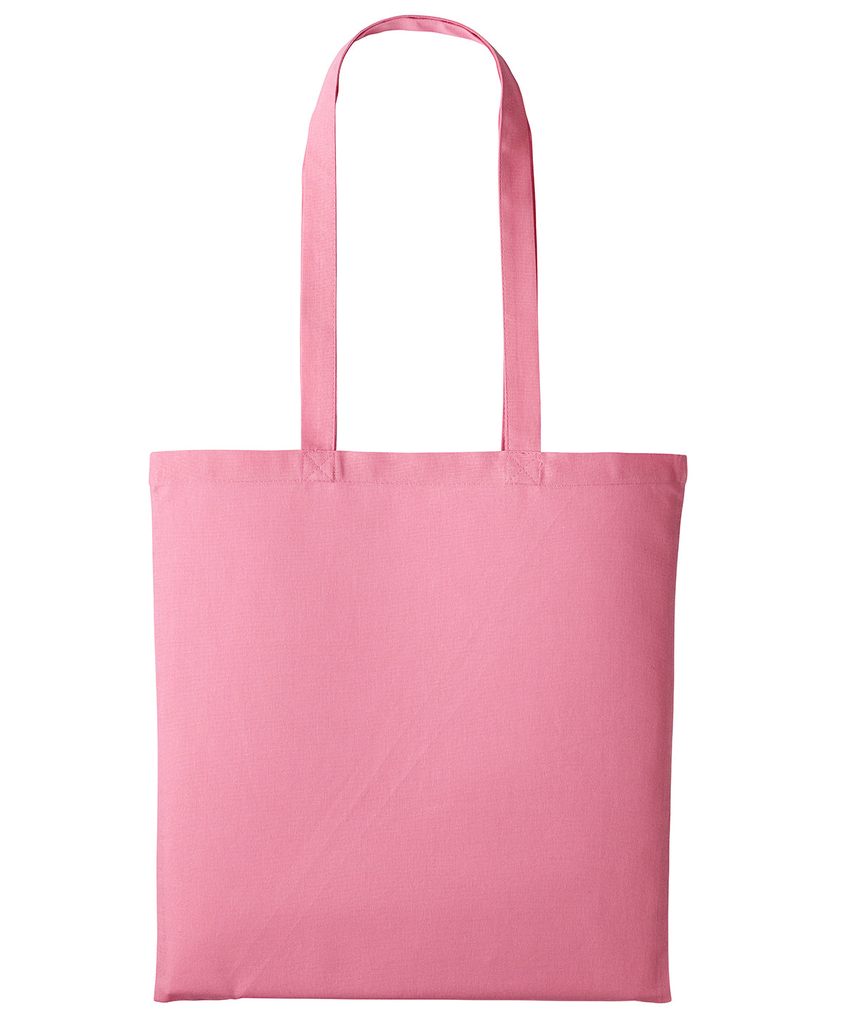 Cotton shopper long handle - One size - Reusable tote bag for shopping & daily use Natural