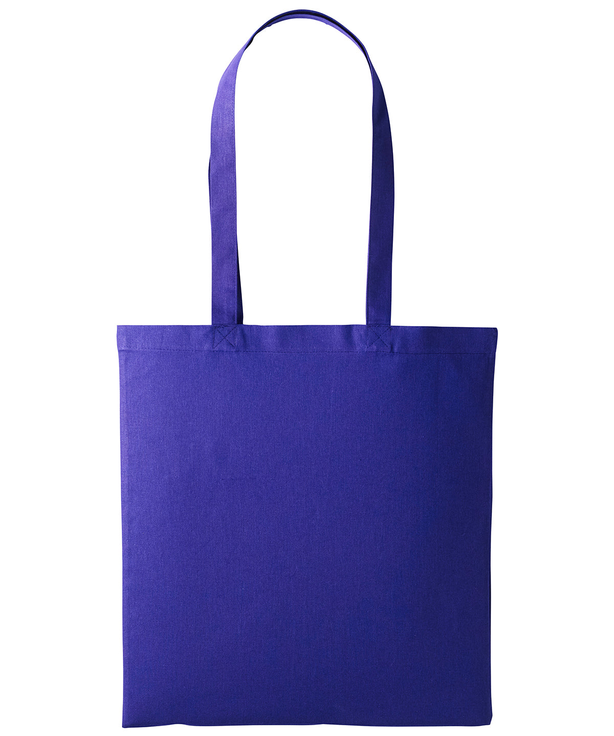 Cotton shopper long handle - One size - Reusable tote bag for shopping & daily use Natural