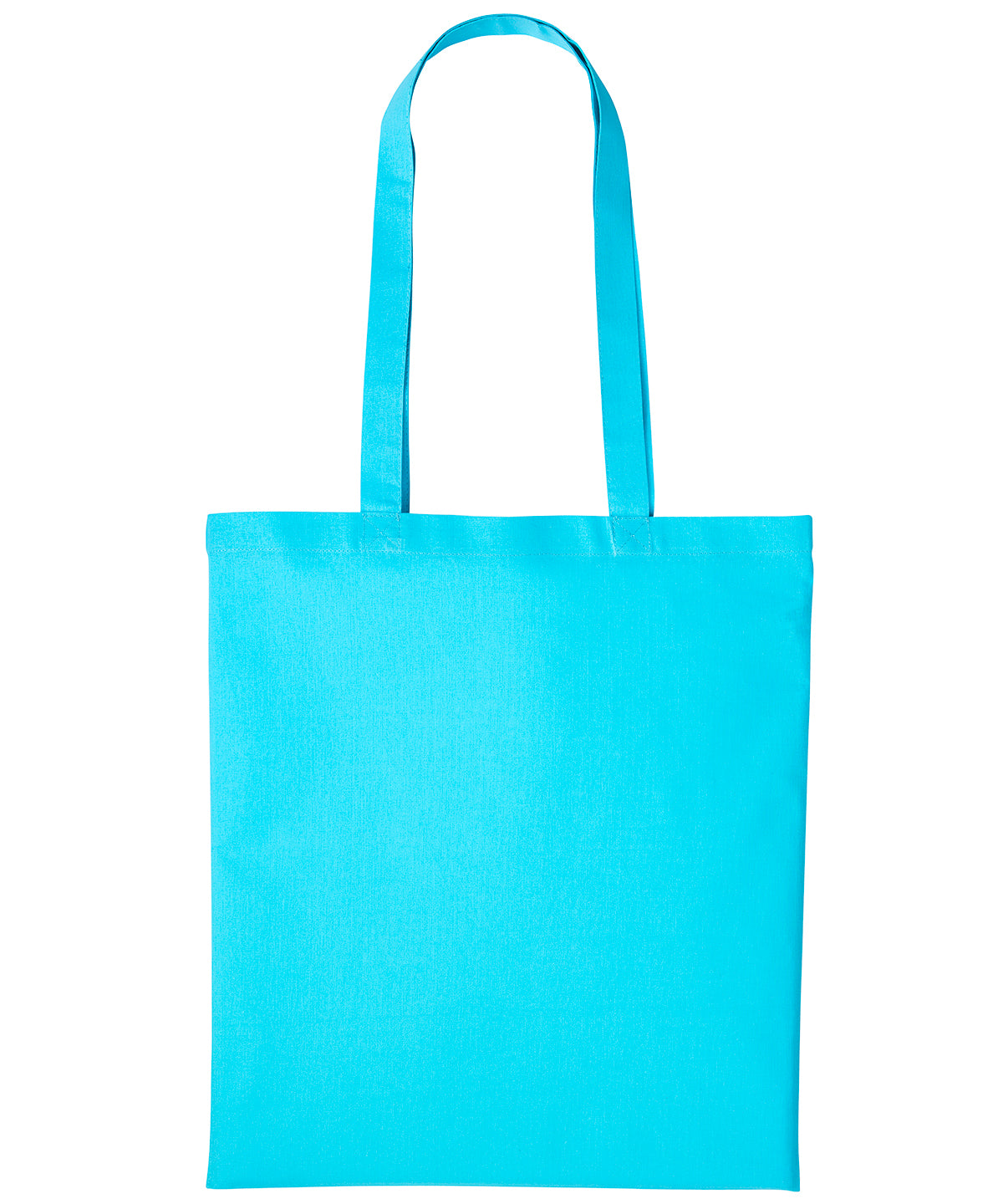 Cotton shopper long handle - One size - Reusable tote bag for shopping & daily use Natural