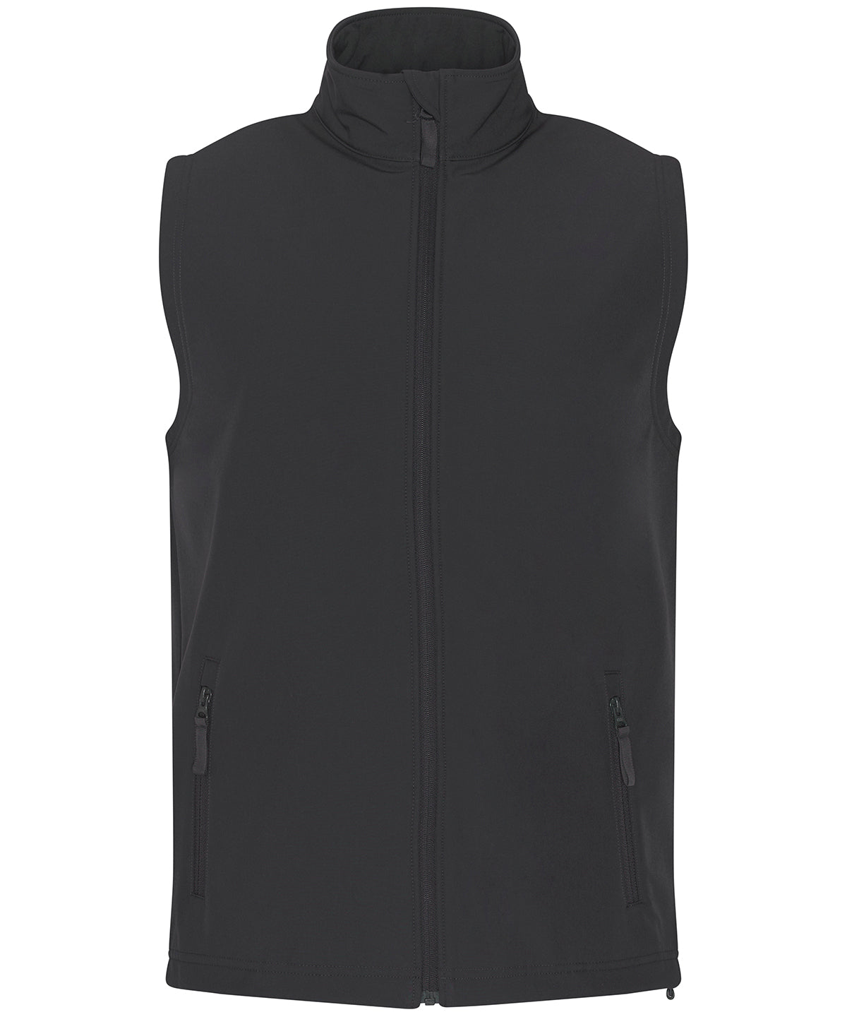 Pro 2-layer softshell gilet — durable weatherproof workwear vest with professional finish