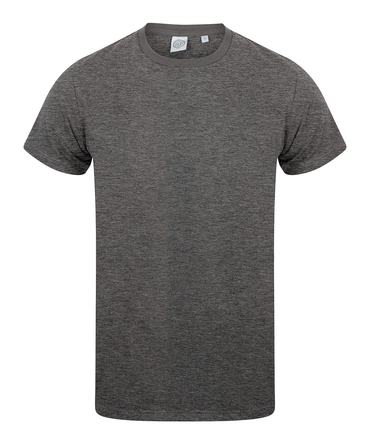 Men's feel good stretch t-shirt - L - Heather Charcoal