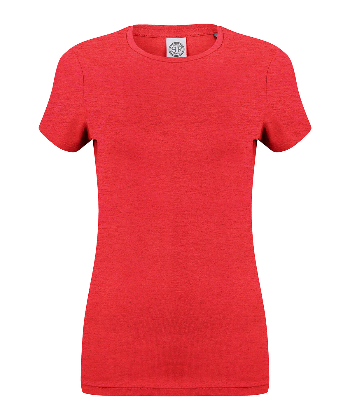 Feel good women's stretch t-shirt - XS - Heather Red