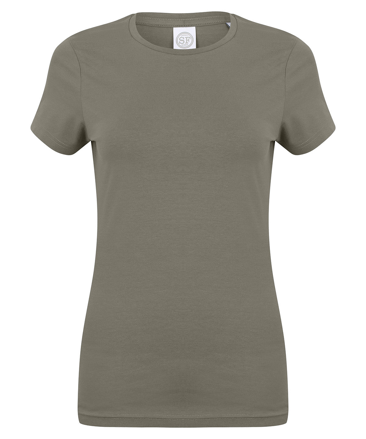 Feel good women's stretch t-shirt - 2XL - Khaki