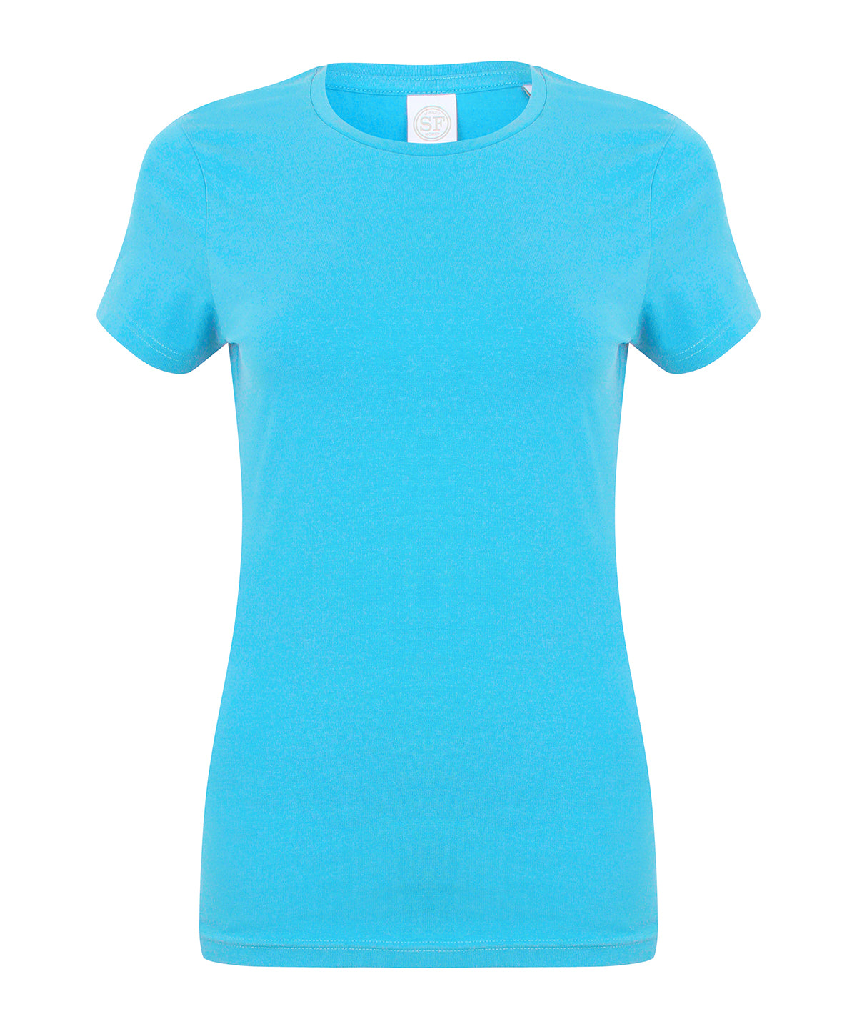 Feel good women's stretch t-shirt - 2XL - Surf Blue