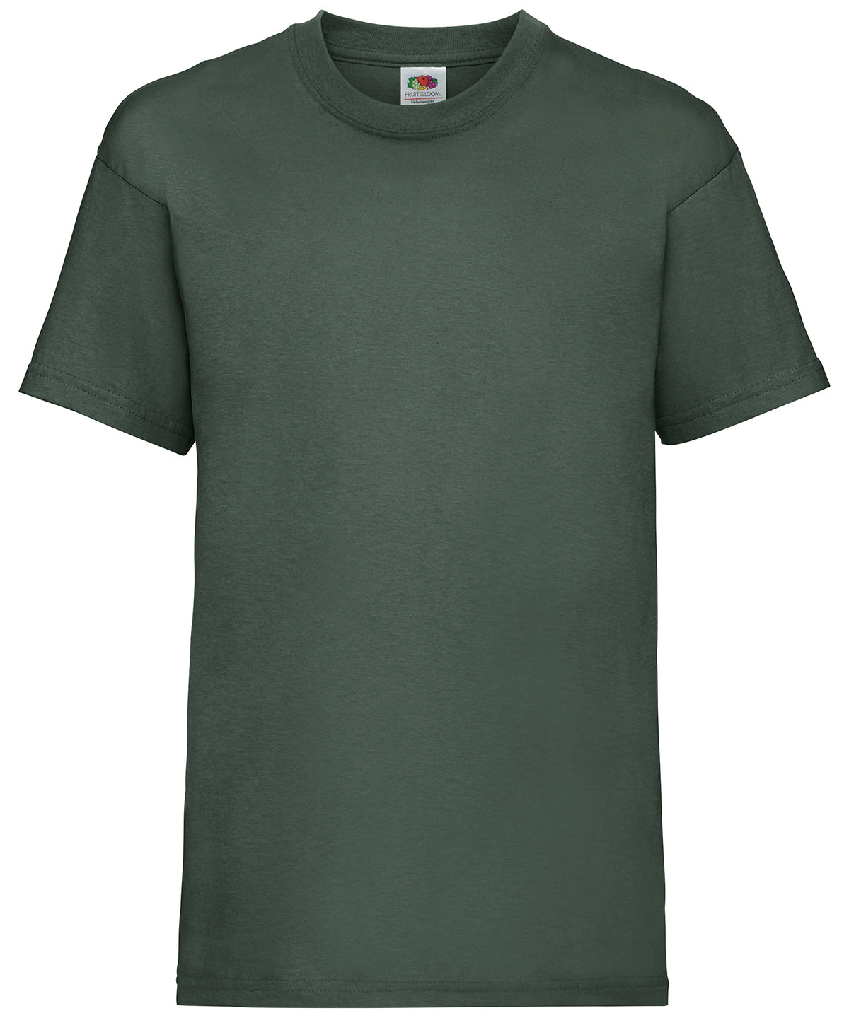 Kids valueweight T - 5/6 Years - Bottle Green